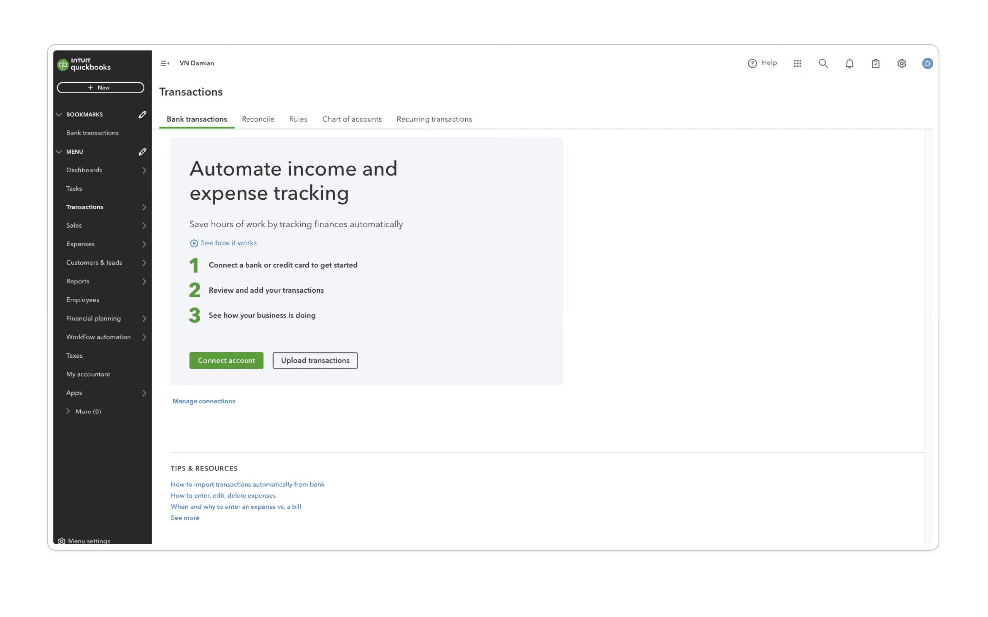 QuickBooks Online screenshot 3 of 3