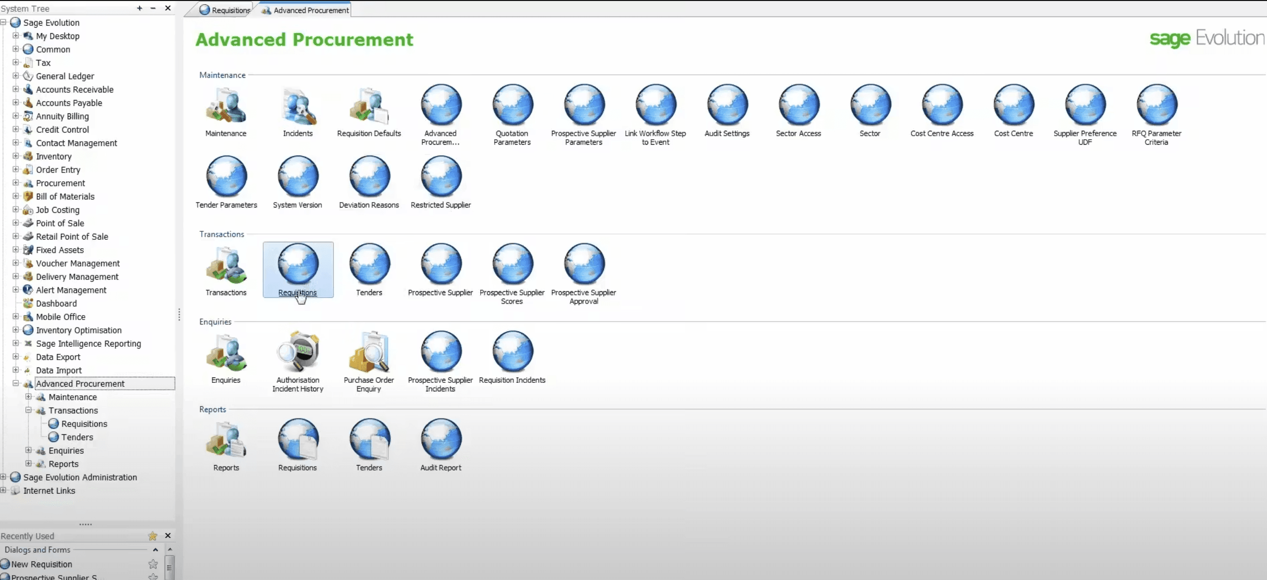 Sage 200 Evolution screenshot 2 of 3